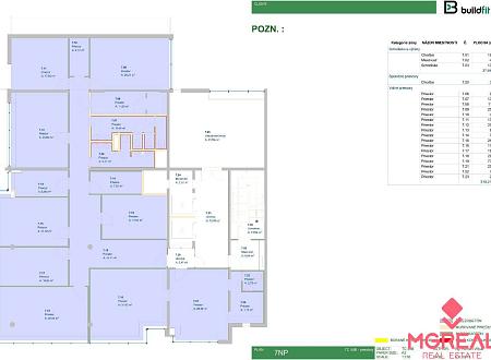 V Ružinove na prenájom administratívne priestory o veľkosti 320 m²