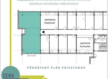 Kancelárske priestory 90m2, Jarošova ul., Nové Mesto