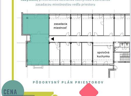 Kancelárske priestory 90m2, Jarošova ul., Nové Mesto
