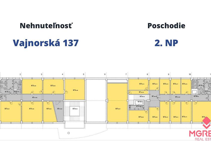 Administratívne priestory od 17m2, Vajnorská ul., Nové Mesto